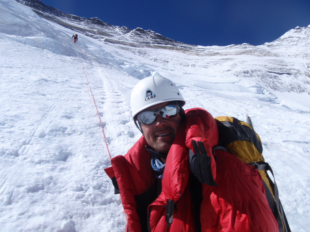 Lance on the Lhotse Wall